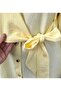 Salkım Side-Tie Strawberry Shirt-Na848 Yellow - 4
