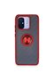 Xiaomi Redmi 13C Case with Camera Protection, Ring Holder, Magnetic Stand, Frosted Back Cover