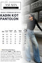 Women's Ice Blue High Waist Cut-Out Window Detail Wide Leg Baggy Jean Denim Trousers - 5