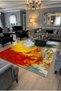 Sdt Multi-Colored Cloud Patterned Modern Woven Base Decorative Carpet Sdt943 - 2