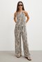 Leopard Patterned Drawstring Pants - 2