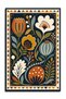 Sdt Nordic Bohemian Large Floral Patterned Spring Breeze Navy Blue Woven Base Decorative Carpet Sdt1180 - 3