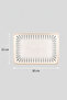 6-Piece Flora Rectangular Kayak Plate 30X22.5Cm Digital Sierra