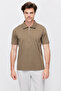 Men's Half Zip Polo Neck T-Shirt - 2