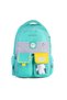 Set of 3 Primary School School Bag Backpack Set with Lunch Box and Pen Holder Green 1811 - 2