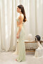 Pangestu Triangle Green Crop Skirt Knitwear Set - 4