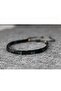 Black Miyuki Tila Bead Bracelet with Color Changing Detail, Unisex Adjustable Accessory - 6