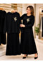 Women's Middle Age and Above Stone Patterned Large Size Skirt Blouse Mother Suit 1415 - 3