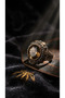 Bronze Vintage Women's Ring Authentic Copper Jewelry Color Changing Zultanite Stone Adjustable - 3