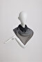 Ahenk Gradient Patterned Double-Sided Scarf - Stone Gray - 4
