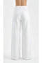 Tw3 Women's Palazzo Jeans with Complete Button Detailing on the Front - 3