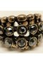 Bronze Vintage Women's Ring Authentic Margazite Stone Model Adjustable - 3