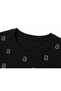 Pink 15205-26 Girl's Black Stone Detailed Basic T-Shirt Daily Comfortable Stylish Cotton T-Shirt - 8