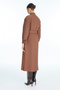 Belted Button Detailed Giy Çık Mocha 13975 - 5