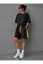 Women's Combed Cotton Shorts with Striped Details