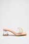 New Season Women's Heeled Pearl Slippers Heel 5cm - 5
