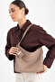 Mink Women's Shoulder Bag Soft Textured Large Volume Daily Stylish Design - 2