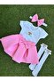 Girl's rainbow-themed special occasion set