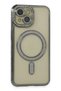 Zengemtx New iPhone 14 Case Joke Simli Magneticsafe Case (125310) - Gray - 2