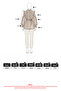 Ribbed Ruffle Sleeve Detailed Tunic Y0116 - Brown - 6