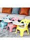 Baby Feeding Chair with Detachable Tray, Portable High Chair for Toddlers, Booster Seat with Back Support, Cushioned Cartoon Cover, Stackable, Safe Comfortable for Feeding/Playing - 7