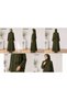 Cotton Ayrobin Fabric Laser Cut Seasonal Sweat-Proof Zippered Prayer Dress Cap Ferace - 4
