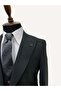 Sartorial |   Emerald Green Striped Vest Suit - 3