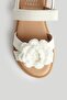 Cream Crochet Sandals - 4