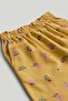 Mustard Floral Wide Leg Trousers - 2