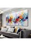 Wall Painting Musical Notes Abstract Art 60x120 cm Wrap Framed Wall Decor
