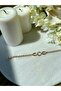 Gold Ringed Stainless Steel Adjustable Bracelet - 2