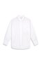 Striped Textured Basic White Shirt - 3