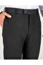 Slim Fit Patterned Metal Buttoned Trousers Anthracite T14923 - 2