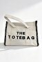 Cream Canvas Women's Tote Bag Large Size Daily Shoulder and Beach Bag