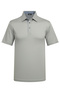 Men's Shirt Collar Short Sleeve Buttoned Egyptian Cotton Mercerized Kagi Silver T-Shirt Classic Fit - 5310 - 2