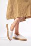 Women's Summer White Knitwear Jute Wrap Handmade Espadrille - 6
