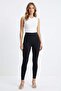 Ladybom Women's Black High Waist Tights