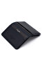 Navy Blue Analin Unisex Leather Card Holder 0188L4Z - 5
