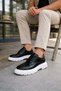 Jy06 Solven Lace-Up Patent Leather Men's Casual Sports Classic Shoes Rbt - Black - 4