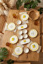 Vita Lemony 14 Piece Stackable Ceramic Plate Set for 6 Persons Premium Presentation & Breakfast Set - 2