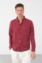 Men's 100% Cotton Striped Embroidered Regular Fit Shirt - 6