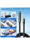 2 in 1 Invisible Holder Charger Cable Sideways Phone Charger 240W Braided Fast Charge Cable - 2
