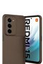 Ilkeshop New Redmi 15 4g Auto Focus Carbon Cover (141536) - Brown - 2