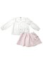 Muslin Skirt Poplin Blouse Spring Collection Little Girl's Set - 2