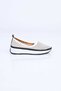 Laceless Staple Detailed Poly Sole Genuine Leather Casual 328-2040 Women's Shoes - 5