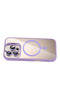 Ilkeshop iPhone 16 Pro Max Cover with Remim Lens and Magsafe Stand (211743) - Lilac - 4