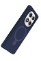 Ilkeshop New Redmi Note 14 Pro 5g Regal Magsafe Stand Cover (212507) - Navy Blue - 4