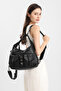Black Large Size Both Back and Shoulder Bag Design Women's Bag - 7