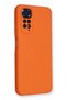 Ilkeshop New Redmi Note 11 Case Nano Velvet Silicone (02223) - Orange - 2