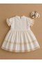 Vintage Buckle-Decorated Baby Girl Dress - 2